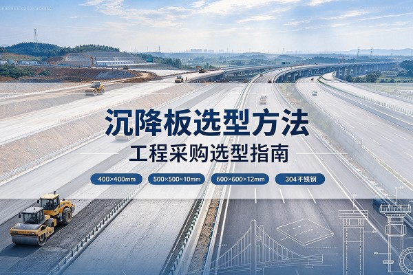 慈利沉降板选择方法