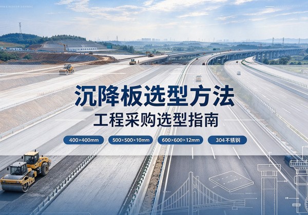 慈利沉降板选择方法